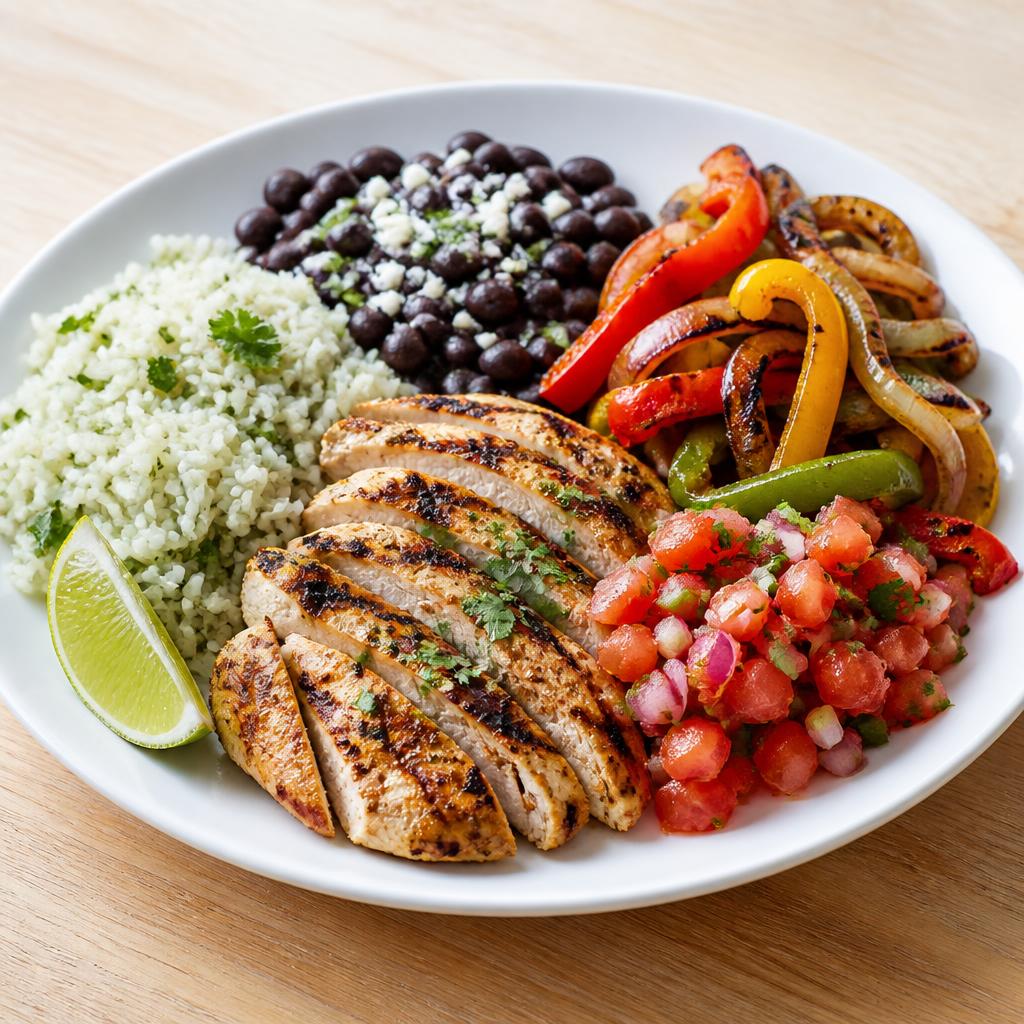 Grilled chicken plate